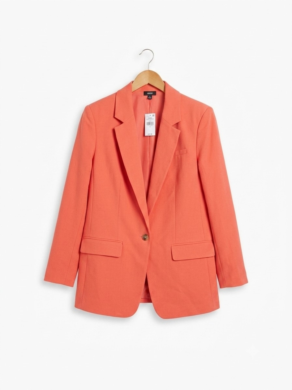 NWT Express Coral Single-Button Blazer Size M